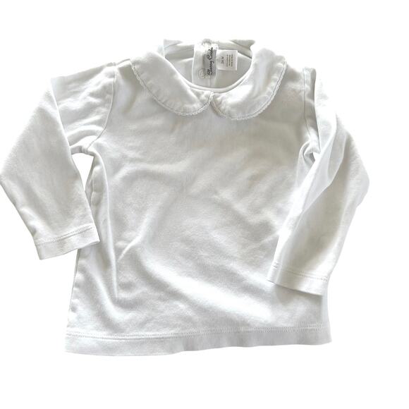 Classy Couture White Long Sleeve Top - 24 Months - Picture 1 of 4